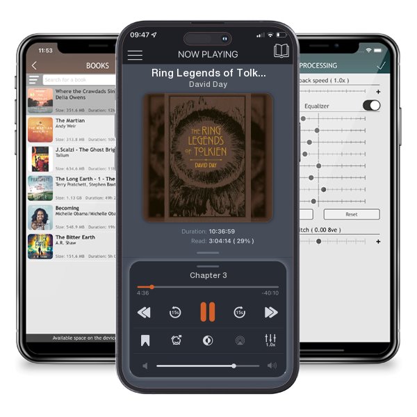 Download fo free audiobook Ring Legends of Tolkien (Tolkien Illustrated Guides #7) by David Day and listen anywhere on your iOS devices in the ListenBook app.