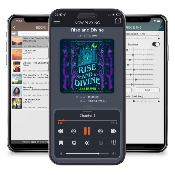 Download fo free audiobook Rise and Divine by Lana Harper and listen anywhere on your iOS devices in the ListenBook app.