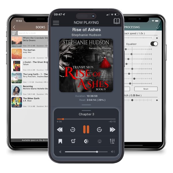 Download fo free audiobook Rise of Ashes by Stephanie Hudson and listen anywhere on your iOS devices in the ListenBook app.
