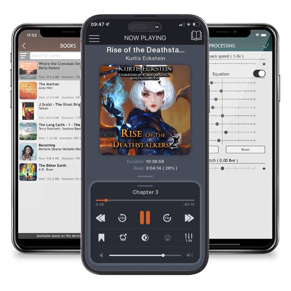 Download fo free audiobook Rise of the Deathstalkers 2 by Kurtis Eckstein and listen anywhere on your iOS devices in the ListenBook app.