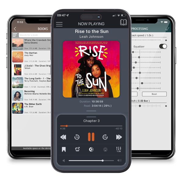Download fo free audiobook Rise to the Sun by Leah Johnson and listen anywhere on your iOS devices in the ListenBook app.