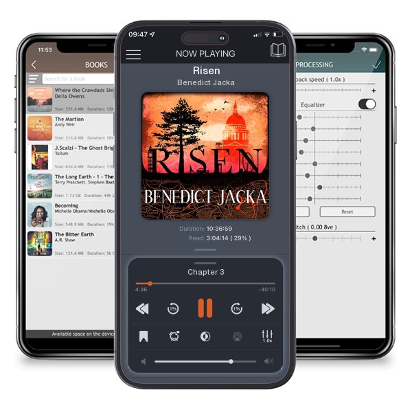 Download fo free audiobook Risen by Benedict Jacka and listen anywhere on your iOS devices in the ListenBook app.
