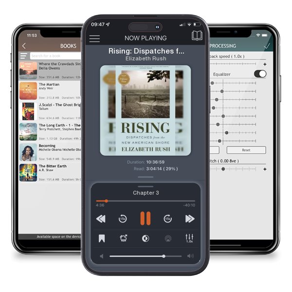 Download fo free audiobook Rising: Dispatches from the New American Shore by Elizabeth Rush and listen anywhere on your iOS devices in the ListenBook app.