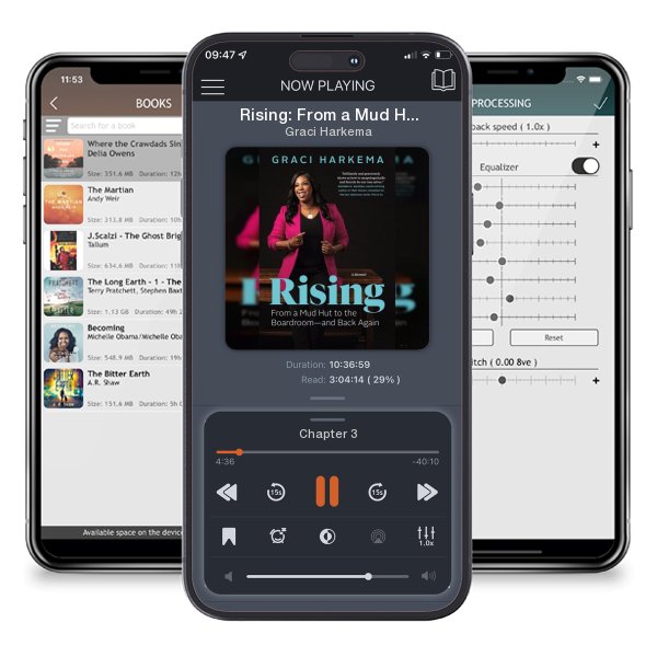Download fo free audiobook Rising: From a Mud Hut to the Boardroom -- And Back Again by Graci Harkema and listen anywhere on your iOS devices in the ListenBook app.