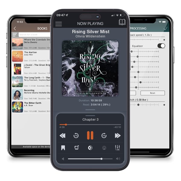 Download fo free audiobook Rising Silver Mist by Olivia Wildenstein and listen anywhere on your iOS devices in the ListenBook app.