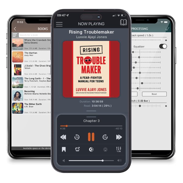 Download fo free audiobook Rising Troublemaker by Luvvie Ajayi Jones and listen anywhere on your iOS devices in the ListenBook app.