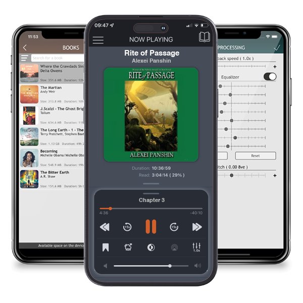 Download fo free audiobook Rite of Passage by Alexei Panshin and listen anywhere on your iOS devices in the ListenBook app.
