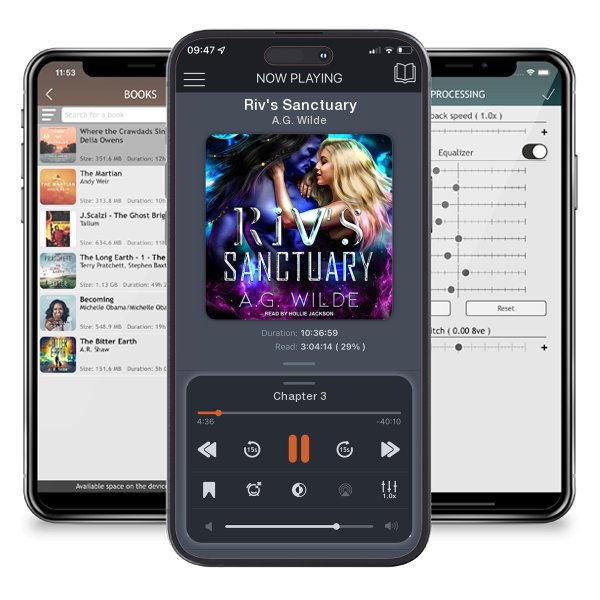 Download fo free audiobook Riv's Sanctuary by A.G. Wilde and listen anywhere on your iOS devices in the ListenBook app.