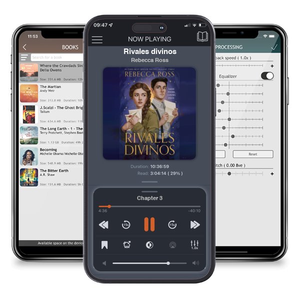 Descargar audiolibro gratis Rivales divinos by Rebecca Ross y escuchar en cualquier lugar en sus dispositivos iOS en la aplicación ListenBook.