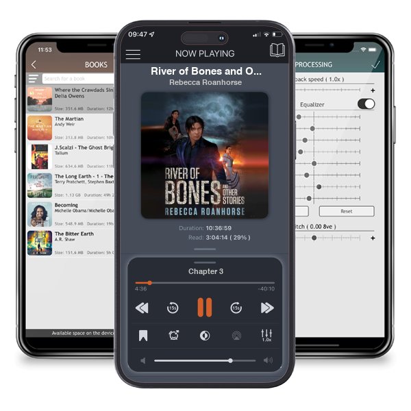 Download fo free audiobook River of Bones and Other Stories by Rebecca Roanhorse and listen anywhere on your iOS devices in the ListenBook app.