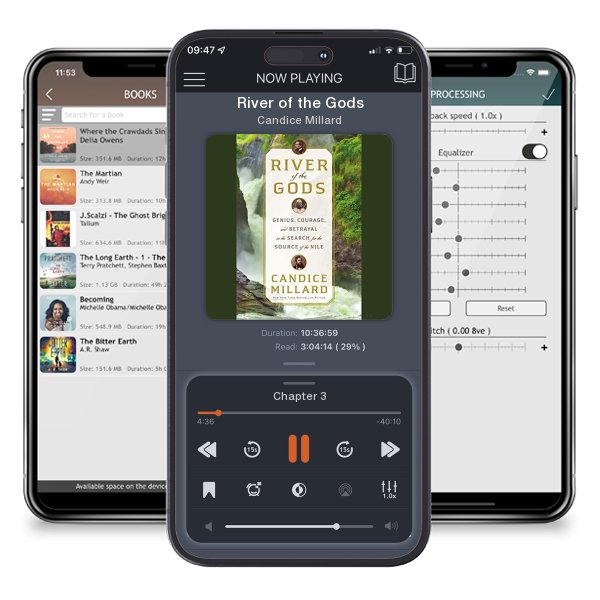 Download fo free audiobook River of the Gods by Candice Millard and listen anywhere on your iOS devices in the ListenBook app.