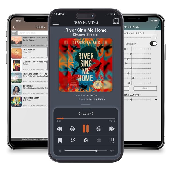 Download fo free audiobook River Sing Me Home by Eleanor Shearer and listen anywhere on your iOS devices in the ListenBook app.