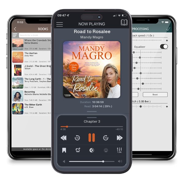 Download fo free audiobook Road to Rosalee by Mandy Magro and listen anywhere on your iOS devices in the ListenBook app.