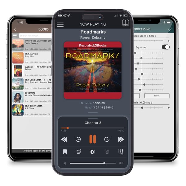Download fo free audiobook Roadmarks by Roger Zelazny and listen anywhere on your iOS devices in the ListenBook app.