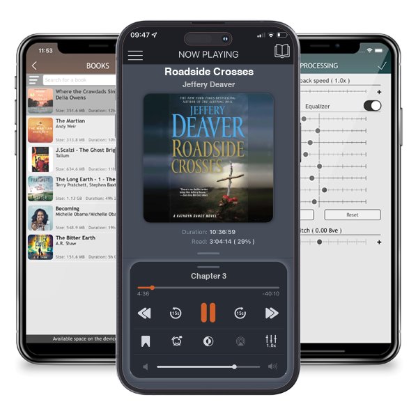 Download fo free audiobook Roadside Crosses by Jeffery Deaver and listen anywhere on your iOS devices in the ListenBook app.