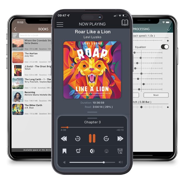 Download fo free audiobook Roar Like a Lion by Levi Lusko and listen anywhere on your iOS devices in the ListenBook app.