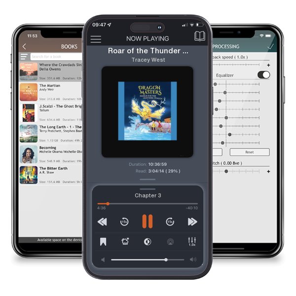 Download fo free audiobook Roar of the Thunder Dragon by Tracey West and listen anywhere on your iOS devices in the ListenBook app.