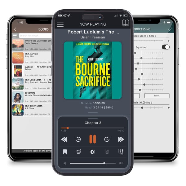 Download fo free audiobook Robert Ludlum's The Bourne Sacrifice by Brian Freeman and listen anywhere on your iOS devices in the ListenBook app.