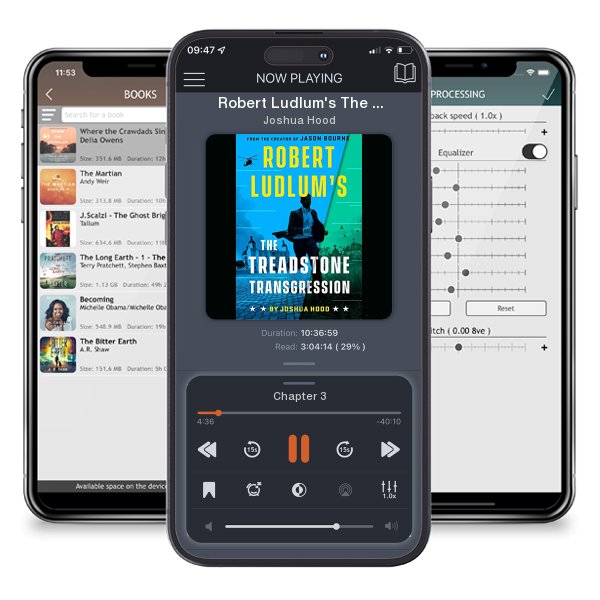 Download fo free audiobook Robert Ludlum's The Treadstone Transgression by Joshua Hood and listen anywhere on your iOS devices in the ListenBook app.