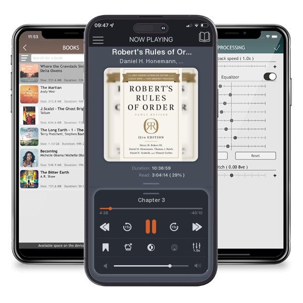 Download fo free audiobook Robert's Rules of Order Newly Revised, 12th Edition (Revised) by Daniel H. Honemann, Daniel E Seabold,  et al. and listen anywhere on your iOS devices in the ListenBook app.