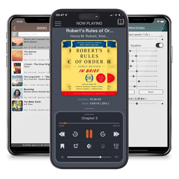 Download fo free audiobook Robert's Rules of Order Newly Revised in Brief, 3rd Edition by Henry M. Robert, Shmuel Gerber,  et al. and listen anywhere on your iOS devices in the ListenBook app.