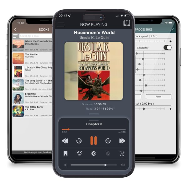 Download fo free audiobook Rocannon’s World by Ursula K. Le Guin and listen anywhere on your iOS devices in the ListenBook app.