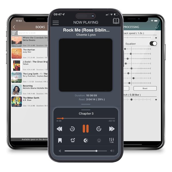 Download fo free audiobook Rock Me (Ross Siblings, #2) by Cherrie Lynn and listen anywhere on your iOS devices in the ListenBook app.