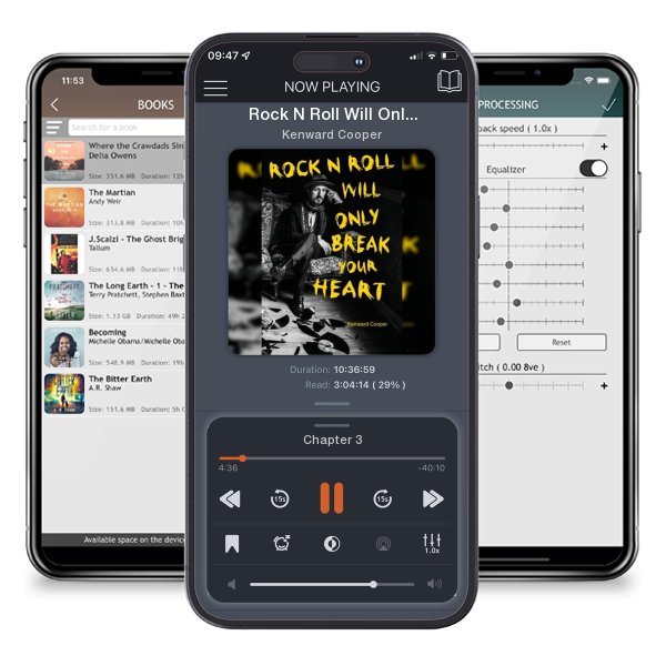 Download fo free audiobook Rock N Roll Will Only Break Your Heart by Kenward Cooper and listen anywhere on your iOS devices in the ListenBook app.