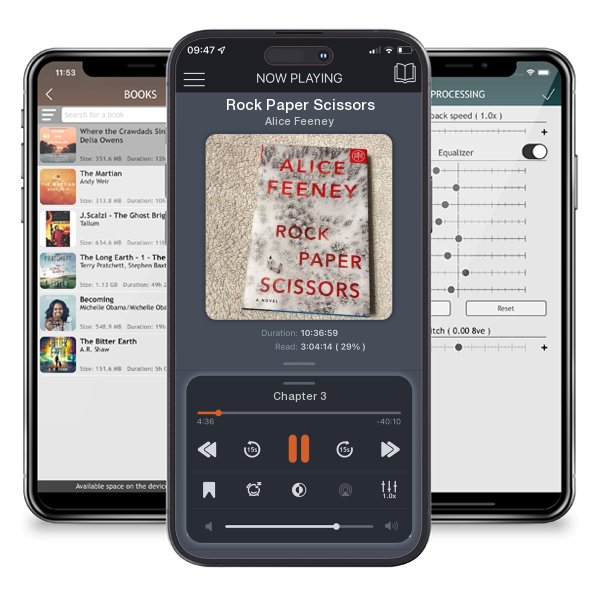 Download fo free audiobook Rock Paper Scissors by Alice Feeney and listen anywhere on your iOS devices in the ListenBook app.