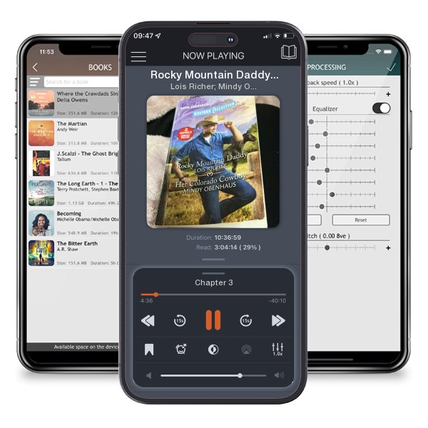 Download fo free audiobook Rocky Mountain Daddy and Her Colorado Cowboy by Lois Richer; Mindy Obenhaus and listen anywhere on your iOS devices in the ListenBook app.