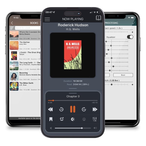 Download fo free audiobook Roderick Hudson by H.G. Wells and listen anywhere on your iOS devices in the ListenBook app.