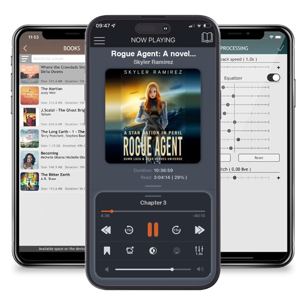 Download fo free audiobook Rogue Agent: A novel in the Dumb Luck and Dead Heroes universe (A Star Nation in Peril Book 1) by Skyler Ramirez and listen anywhere on your iOS devices in the ListenBook app.