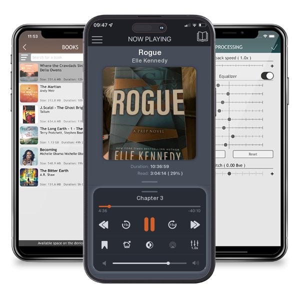 Download fo free audiobook Rogue by Elle Kennedy and listen anywhere on your iOS devices in the ListenBook app.