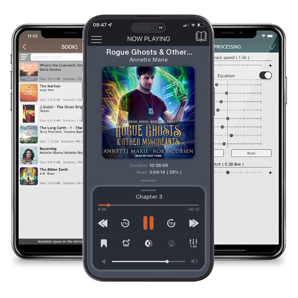 Download fo free audiobook Rogue Ghosts & Other Miscreants by Annette Marie and listen anywhere on your iOS devices in the ListenBook app.