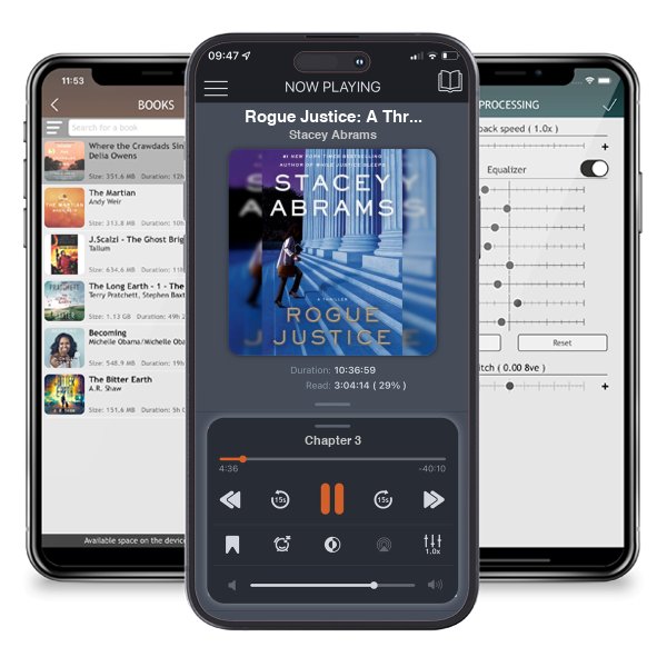 Download fo free audiobook Rogue Justice: A Thriller by Stacey Abrams and listen anywhere on your iOS devices in the ListenBook app.