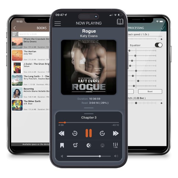 Download fo free audiobook Rogue by Katy Evans and listen anywhere on your iOS devices in the ListenBook app.