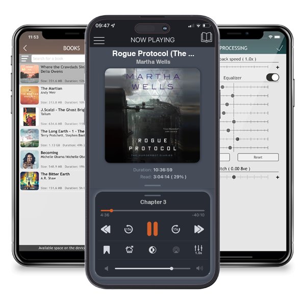 Download fo free audiobook Rogue Protocol (The Murderbot Diaries, #3) by Martha Wells and listen anywhere on your iOS devices in the ListenBook app.