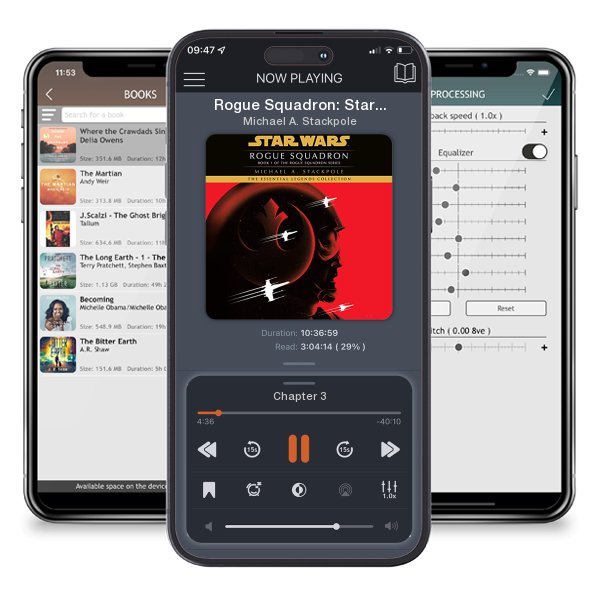 Download fo free audiobook Rogue Squadron: Star Wars Legends (Rogue Squadron) by Michael A. Stackpole and listen anywhere on your iOS devices in the ListenBook app.