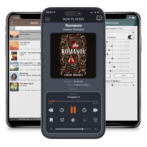 Download fo free audiobook Romanov by Nadine Brandes and listen anywhere on your iOS devices in the ListenBook app.