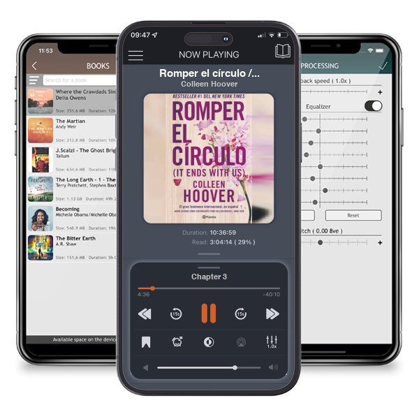 Descargar audiolibro gratis Romper el círculo / It Ends with Us by Colleen Hoover y escuchar en cualquier lugar en sus dispositivos iOS en la aplicación ListenBook.