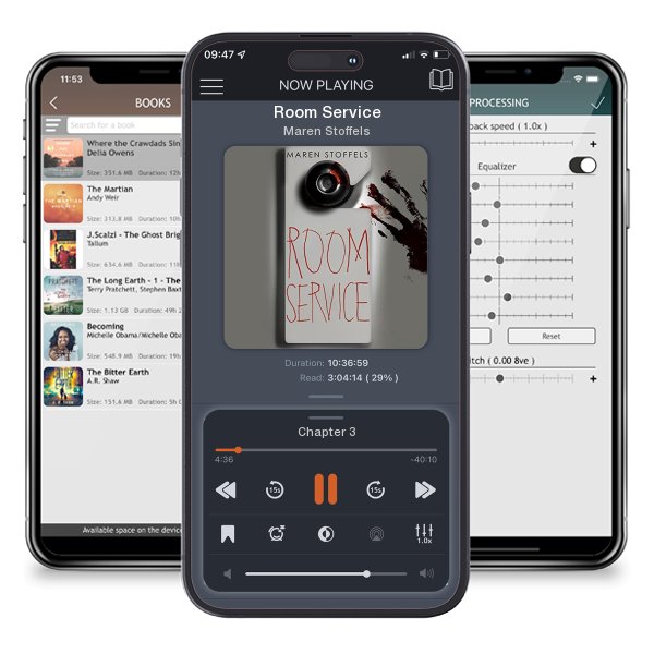 Download fo free audiobook Room Service by Maren Stoffels and listen anywhere on your iOS devices in the ListenBook app.