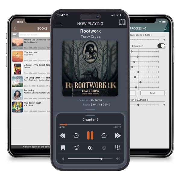 Download fo free audiobook Rootwork by Tracy Cross and listen anywhere on your iOS devices in the ListenBook app.