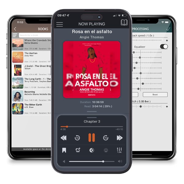 Download fo free audiobook Rosa en el asfalto by Angie Thomas and listen anywhere on your iOS devices in the ListenBook app.