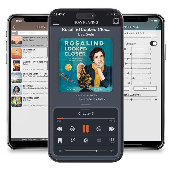 Download fo free audiobook Rosalind Looked Closer: An Unsung Hero of Molecular Science by Lisa Gerin and listen anywhere on your iOS devices in the ListenBook app.