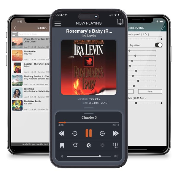Download fo free audiobook Rosemary’s Baby (Rosemary\'s Baby, #1) by Ira Levin and listen anywhere on your iOS devices in the ListenBook app.