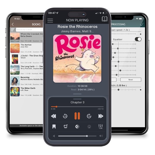 Download fo free audiobook Rosie the Rhinoceros by Jimmy Barnes, Matt Shanks and listen anywhere on your iOS devices in the ListenBook app.