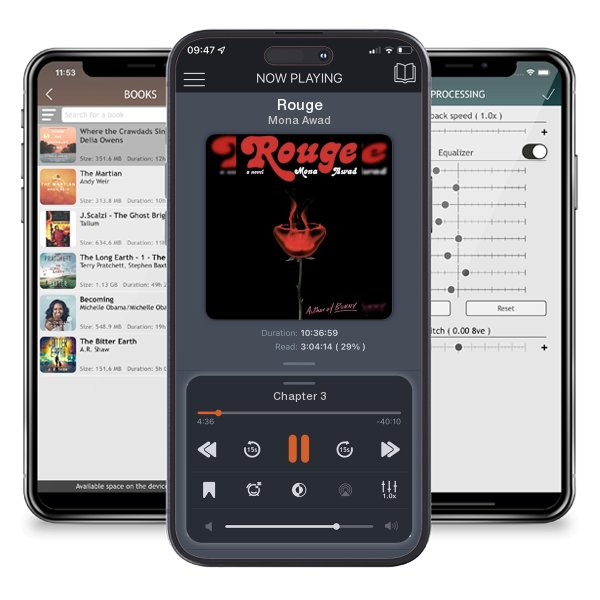 Download fo free audiobook Rouge by Mona Awad and listen anywhere on your iOS devices in the ListenBook app.