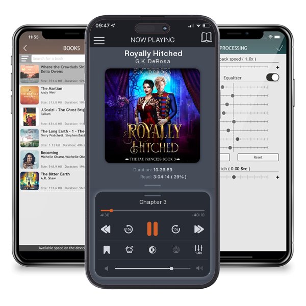 Download fo free audiobook Royally Hitched by G.K. DeRosa and listen anywhere on your iOS devices in the ListenBook app.