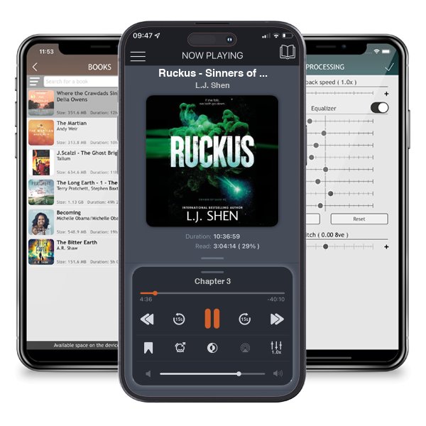 Download fo free audiobook Ruckus - Sinners of Saint by L.J. Shen and listen anywhere on your iOS devices in the ListenBook app.