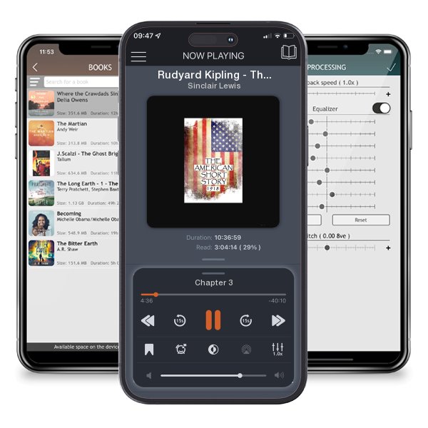 Download fo free audiobook Rudyard Kipling - The Army Of A Dream & Other Short Stories: A collection of short stories that need to be told by Sinclair Lewis and listen anywhere on your iOS devices in the ListenBook app.